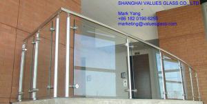 China 3-10mm Tempered Laminated Glass Sheets 0.76mm PVB For Balstrade Glass on sale
