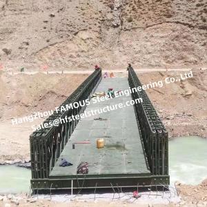 China Prefab Project Delta Bridge Truss Temporary Bailey Light Q345B Steel Structure on sale