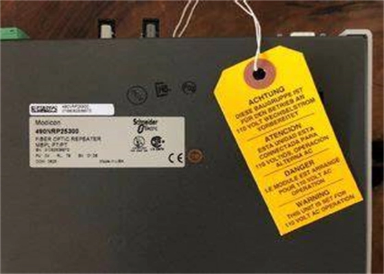 Schneider Modicon Quantum PLC Module 490NRP25300 AEG Fiber Optic Repeater