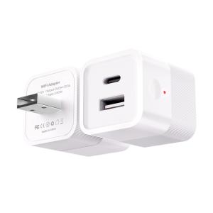 China Tuya Smart WiFi Mini Power Adapter Portable 5V Micro USB &amp; Type-C Charger Plug with APP Control, Voice Commands, Timing, Alexa Support for Light wholesale
