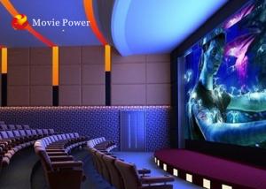 China Fog Smell Fire Imax 4D Home Theater 4D Dynamic Cinema With Black Vibration Chairs wholesale