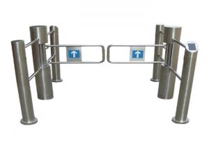 China Programmable Card Reader / Writer Pedestrian Swing Gate With 180 Degree Angle wholesale