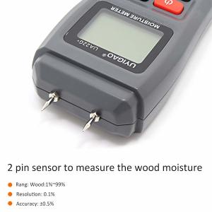 10mm Lumber Moisture Tester With Large LCD Characters Display