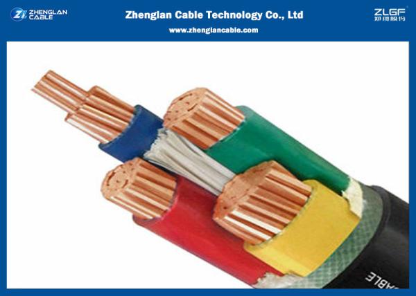Quality 0.6/1KV Low Voltage Three+1 Cores Power Cable (Unarmoured) , XLPE Insulated Cable according to IEC 60502-1 for sale