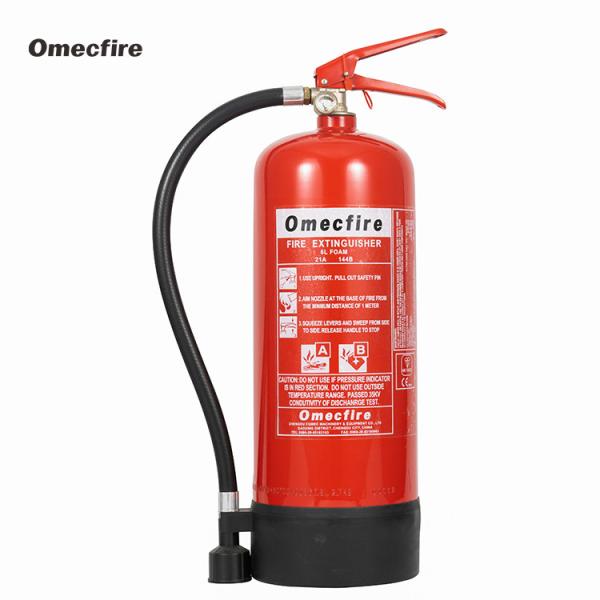 Quality Portable BS EN3 Fire Extinguisher AFFF 6L Foam Fire Extinguishers for sale