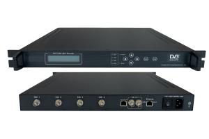 4 channels H.265, MPEG4 SDI encoder to ASI and IP used in TV stations