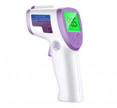 Portable Baby Fever Forehead Thermometer Laser Positioning With Memory Function