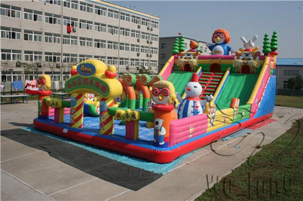 custom inflatable slide / inflatable bouncy slide for kids