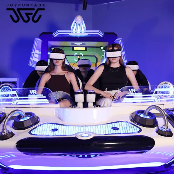 VR UFO 5 Seats with Sci-Fi UFO Design and 360 Rotation for Immersive Thrills