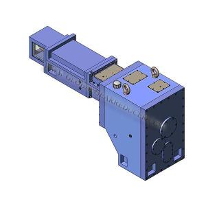 China Counterrotating Parallel Double Screw Extruder Gearbox For PVC Pipe,Sheet And Profile Extrusion wholesale