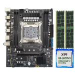 Customized X99 motherboard LGA 2011 set kit with Xeon E5 2670V3 CPU 16G 2*8G