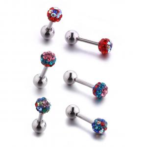 China High quality shiny earrings fashion piercing jewelry polymer clay earrings on sale