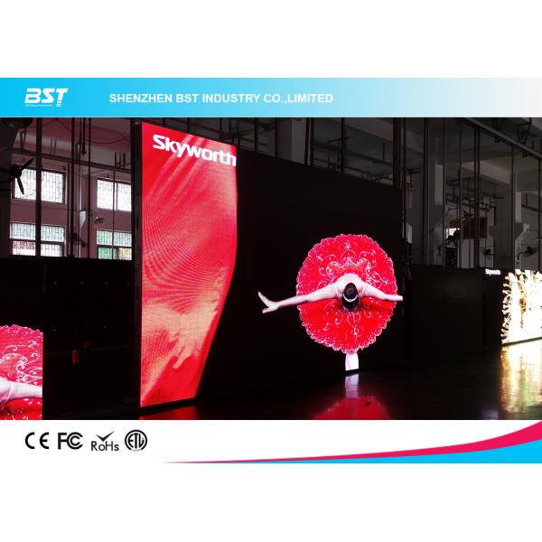 High Brightness P7.62 SMD3528 Indoor Advertising Led Display Screen For Auto Show