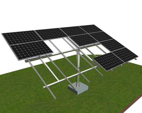 Quality Light Weight Landfill Photovoltaic Mounting System , MMS Structure Solar Panel Mounting System for sale