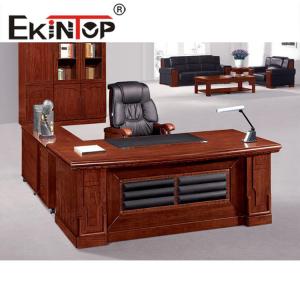 China Modern Boss Manager Small Office Wooden Desk Large Shift President Table on sale