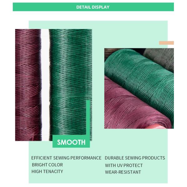 Curtain Sewing Craft Tool 1mm Waxed String Cord for DIY Handicraft Leather Products
