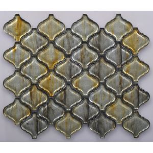 China Rose Latest Iridescent Series Glass Mosaic wholesale