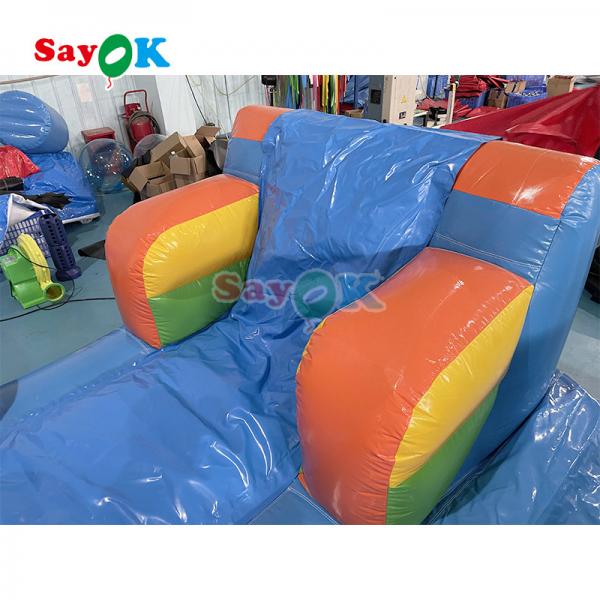 Outdoor Inflatable Slide Simple PVC Inflatable Bouncer Slide Blow Up Commercial Slide With Pond For Kids