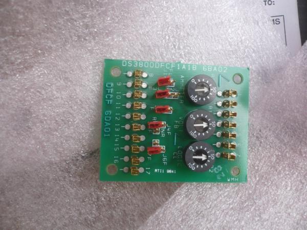 GE Firing Circuit Board DS3800DFCF features 17 single-pin connectors and 3