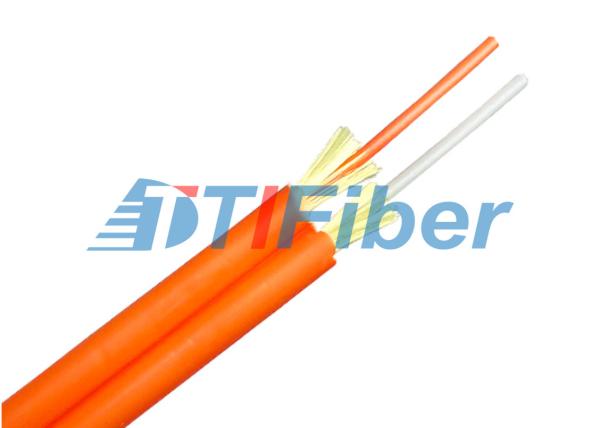 Quality Duplex Multimode Fiber Optic Cable Zipcord Structure With 2.0 / 3.0 Mm Tight Buffer for sale