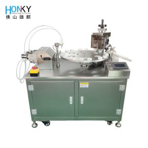 China Automatic Small Volume Virus Sampling Vial Filling And Capping Machine With Servo Capping Function For Reagent Filling on sale