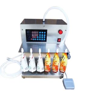 Semi-Automatic Stand-Up Sealing Packaging Machine for Juice Liquid Spout Pouch