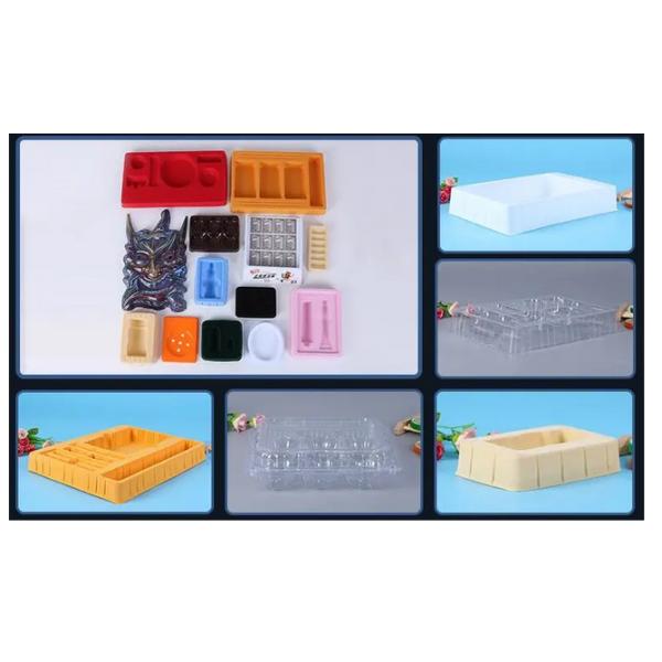 Transparent Electronic Component Trays , PVC / PET Vacuum Formed Thermoformed Trays