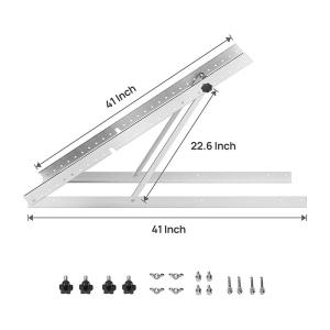 China Anticorrosive Adjustable Angle Solar Panel Mounting Bracket Customized on sale