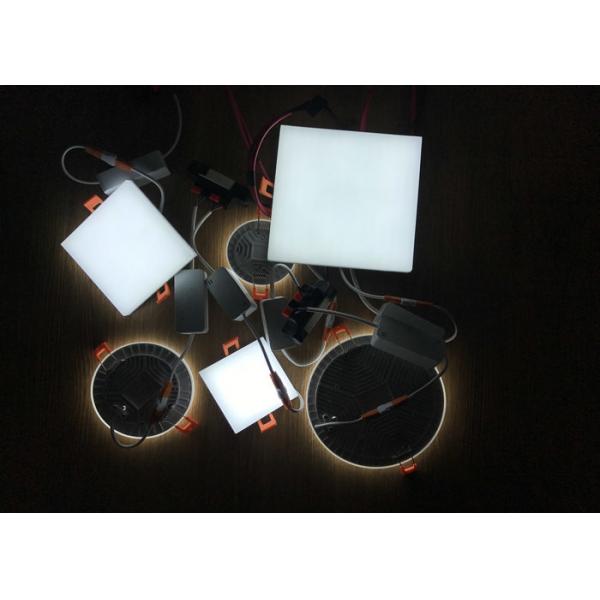 Dimmable LED Square Panel Light 30W Rimless 180 Degree Beam Angle 10LM / W