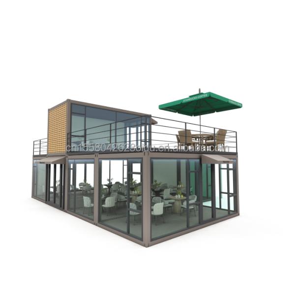 Galvanized Steel Square Tubes Main Structure Prefabricated Villa House Modern Modular Container Luxury Three Bedroom