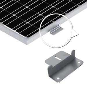 Wind Resistance Solar Panel Module Mounting Accessories Flexible Solar Power Rail Mounting Bracket