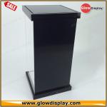 self-assembly custom 1/6 scale LED lighted clear figure acrylic display case for