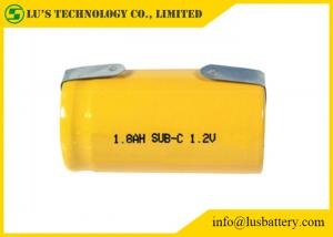 China SC1800mah 1.2V Nickel Cadmium Battery NICD Charger Cylindrical Cell Type wholesale