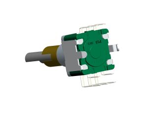 China EC11 Small Size 11mm Series Metal Shaft Rotary Encoder Vertical Incremental Rotary Encoder For Car Audio on sale