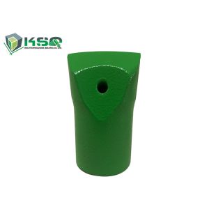 China Blue Tungsten Carbide Flat Chipways Tapered Chisel Drill Bit wholesale