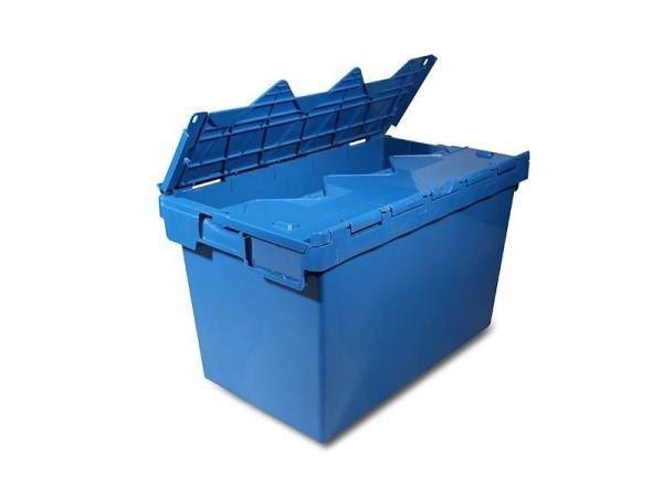Large Logistic Packaging Moving Tote Box Plastic Nestable Stackable Storage Bin