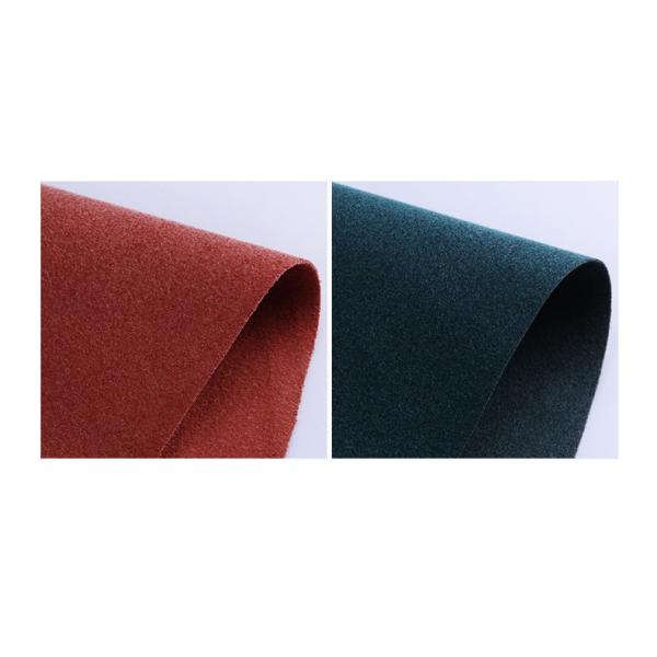 Imitation Microfiber Suede Leather Fabric Double Sided Velvet For Shoes