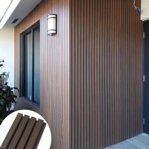 China Plastic Wood Panel WPC Recycled Composite Wood Effect Wall Cladding wholesale