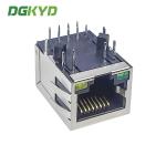 KRJ-138NL 10/100 RJ45 Ethernet Connector with transformer, EMI Magnetic Modular