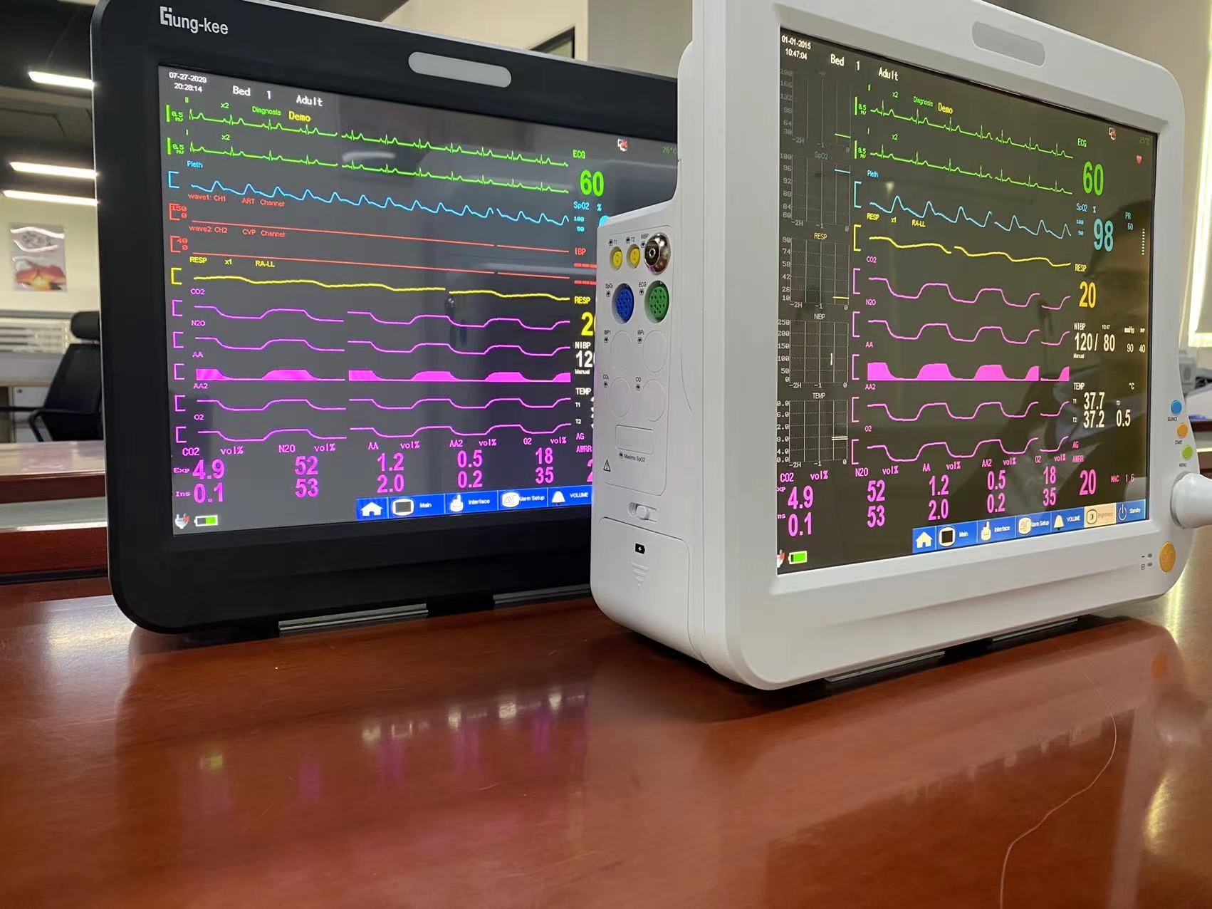 Portable ICU Cardiac Monitor , Anesthesia Multi Parameter Patient Monitor