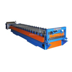 China 0.45mm Roof Panel Forming Machine With Manual Decoiler wholesale