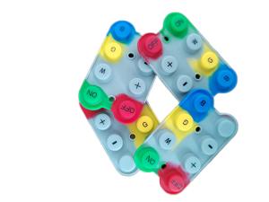 China Customized Shape Silicone Buttons For Electronic Devices With Conductive Button Switches And Silicone Rubber Buttons wholesale