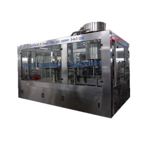 China 3IN1 Automatic Water Filling And Capping Machine 12000bph Compact Structure wholesale
