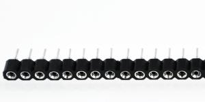 China 2.54mm 1.27mm 1.778 mm Pitch 1XXP Pin In single type Wire Wrap Sockets Integrated Circuit IC Sockets Adaptor Solder wholesale