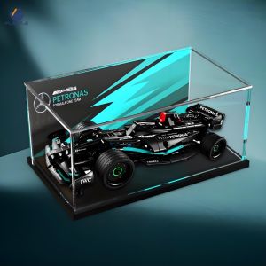 Fire Proof Rectangular Acrylic Toy Display Case Waterproof Customized Design