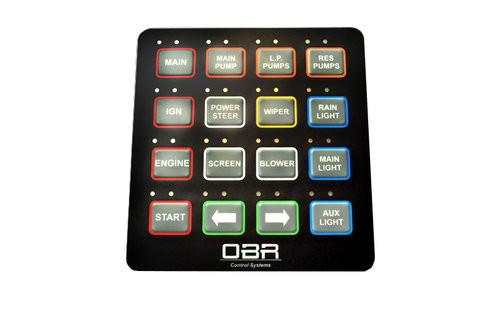 Quality Embossed Tactile Push Button Membrane Switch with Graphic Overlay for sale