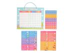 16 x 12 inches Interactive Magnetic Reward Chart with Dry Erase Board Customizab