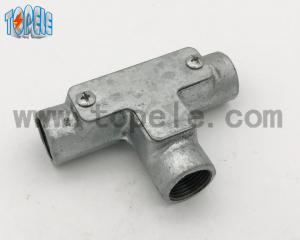 China BS Conduit And Fittings Of Malleable Iron Three Way Channel Inspection Tee Junction Box on sale