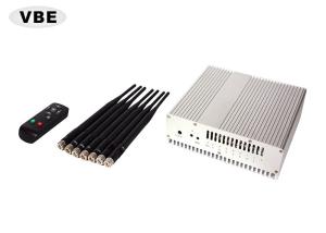 China 16W Wifi GPS Cell Phone Signal Jammer Remote Control Large Frequency Ranges wholesale