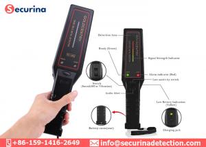 China 9V Battery Hand Held Security Detector Signal LED bar Mobile Security Wand GC-1002 on sale